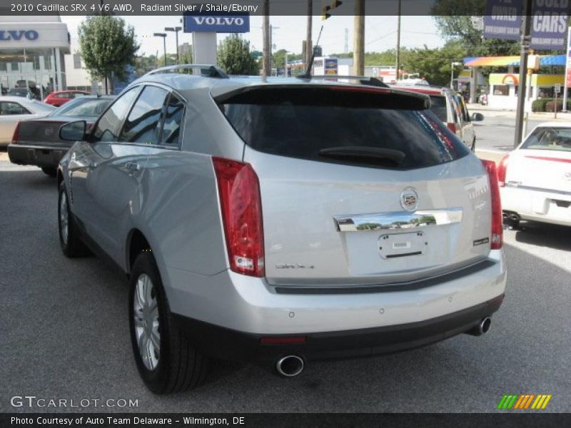 Radiant Silver / Shale/Ebony 2010 Cadillac SRX 4 V6 AWD