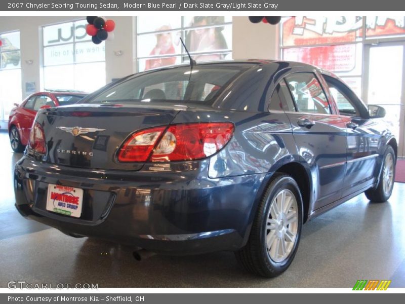 Modern Blue Pearl / Dark Slate Gray/Light Slate Gray 2007 Chrysler Sebring Touring Sedan
