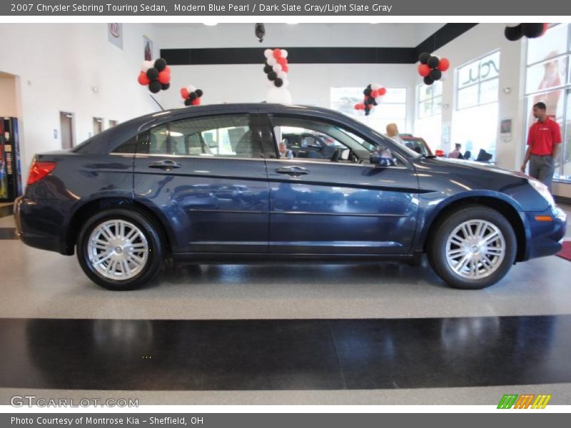Modern Blue Pearl / Dark Slate Gray/Light Slate Gray 2007 Chrysler Sebring Touring Sedan