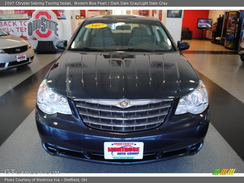 Modern Blue Pearl / Dark Slate Gray/Light Slate Gray 2007 Chrysler Sebring Touring Sedan