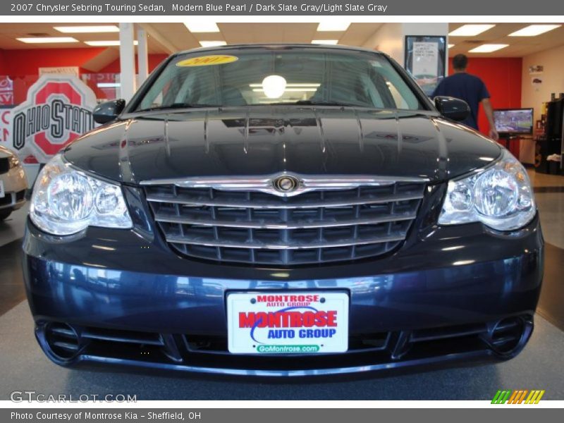 Modern Blue Pearl / Dark Slate Gray/Light Slate Gray 2007 Chrysler Sebring Touring Sedan