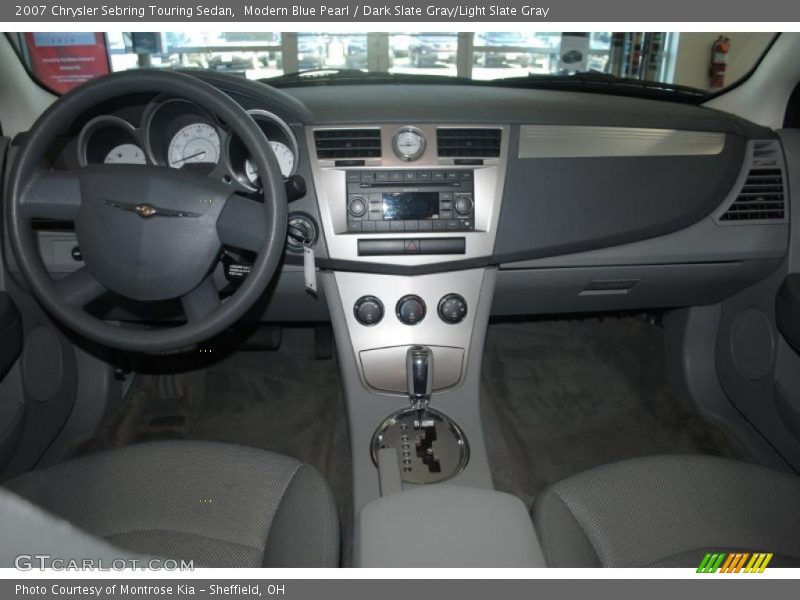 Modern Blue Pearl / Dark Slate Gray/Light Slate Gray 2007 Chrysler Sebring Touring Sedan