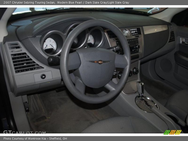 Modern Blue Pearl / Dark Slate Gray/Light Slate Gray 2007 Chrysler Sebring Touring Sedan