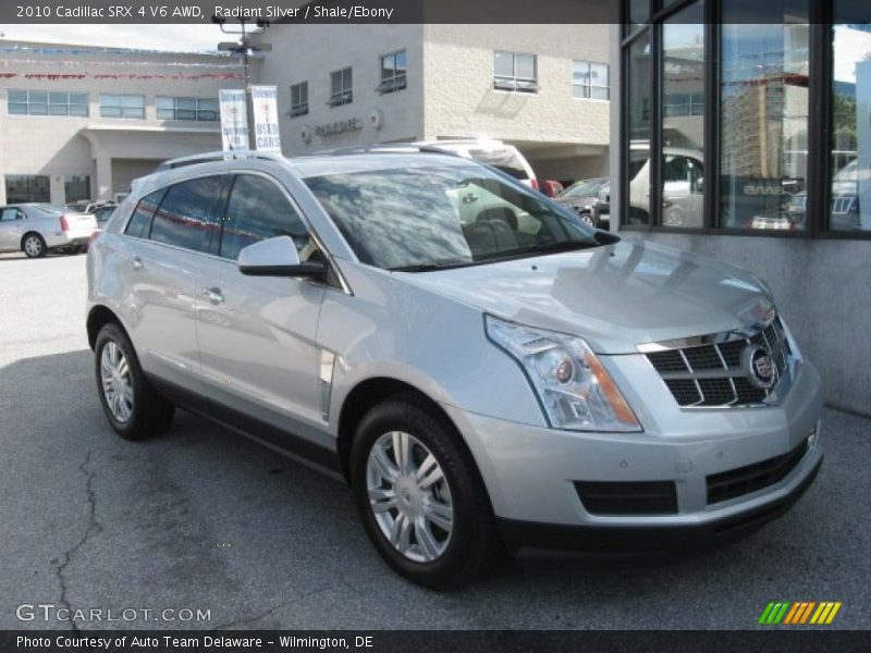 Radiant Silver / Shale/Ebony 2010 Cadillac SRX 4 V6 AWD