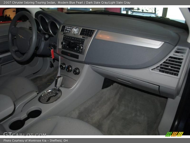 Modern Blue Pearl / Dark Slate Gray/Light Slate Gray 2007 Chrysler Sebring Touring Sedan