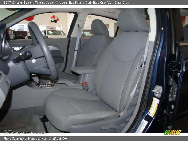 Modern Blue Pearl / Dark Slate Gray/Light Slate Gray 2007 Chrysler Sebring Touring Sedan