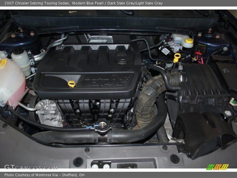 Modern Blue Pearl / Dark Slate Gray/Light Slate Gray 2007 Chrysler Sebring Touring Sedan