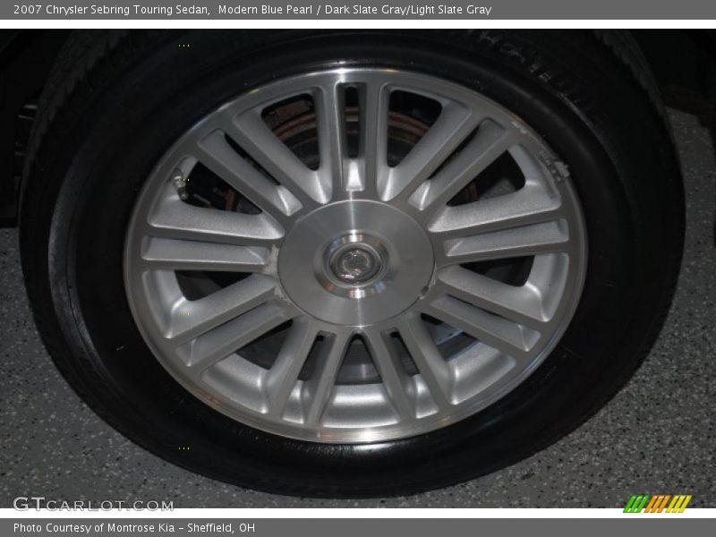 Modern Blue Pearl / Dark Slate Gray/Light Slate Gray 2007 Chrysler Sebring Touring Sedan