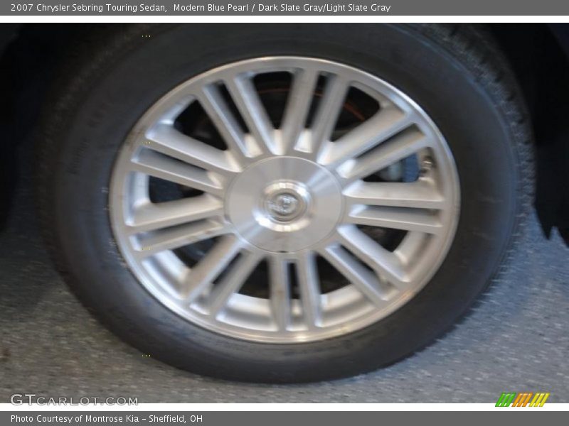 Modern Blue Pearl / Dark Slate Gray/Light Slate Gray 2007 Chrysler Sebring Touring Sedan