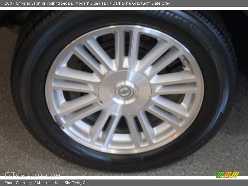 Modern Blue Pearl / Dark Slate Gray/Light Slate Gray 2007 Chrysler Sebring Touring Sedan