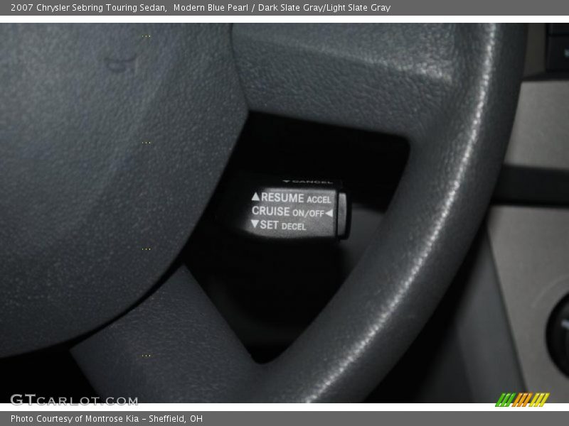 Modern Blue Pearl / Dark Slate Gray/Light Slate Gray 2007 Chrysler Sebring Touring Sedan