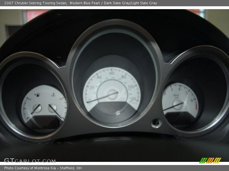 Modern Blue Pearl / Dark Slate Gray/Light Slate Gray 2007 Chrysler Sebring Touring Sedan