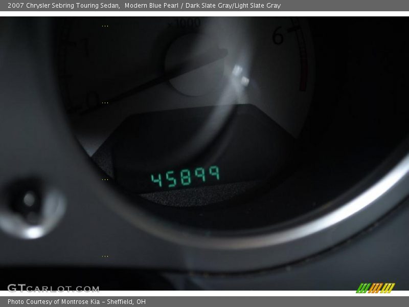 Modern Blue Pearl / Dark Slate Gray/Light Slate Gray 2007 Chrysler Sebring Touring Sedan