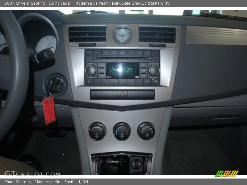 Modern Blue Pearl / Dark Slate Gray/Light Slate Gray 2007 Chrysler Sebring Touring Sedan