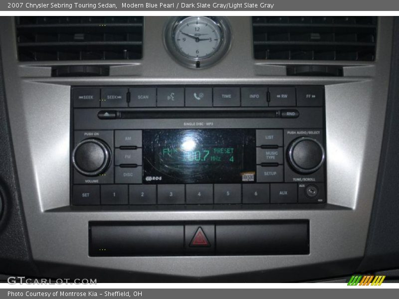 Modern Blue Pearl / Dark Slate Gray/Light Slate Gray 2007 Chrysler Sebring Touring Sedan
