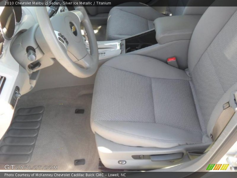 Silver Ice Metallic / Titanium 2010 Chevrolet Malibu LS Sedan