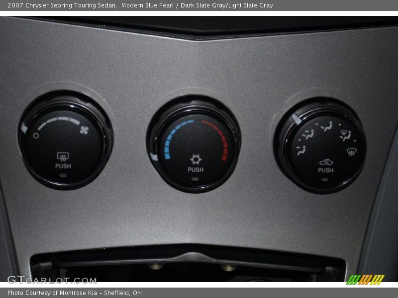 Modern Blue Pearl / Dark Slate Gray/Light Slate Gray 2007 Chrysler Sebring Touring Sedan