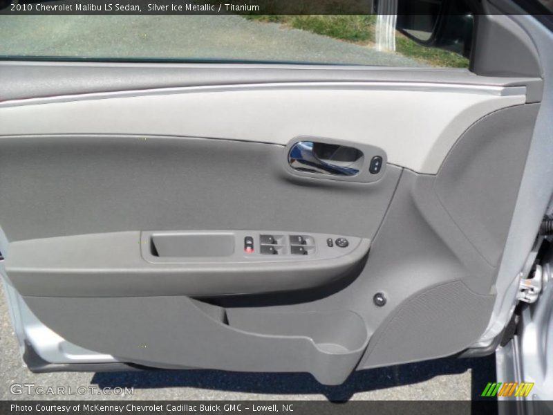 Silver Ice Metallic / Titanium 2010 Chevrolet Malibu LS Sedan