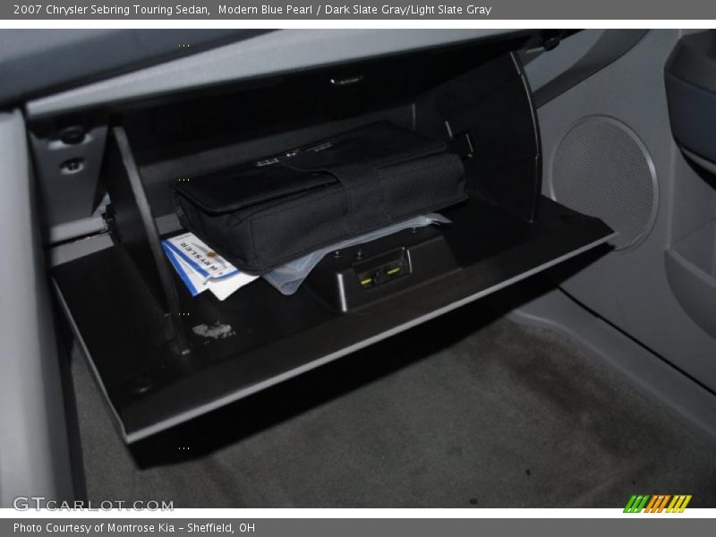 Modern Blue Pearl / Dark Slate Gray/Light Slate Gray 2007 Chrysler Sebring Touring Sedan