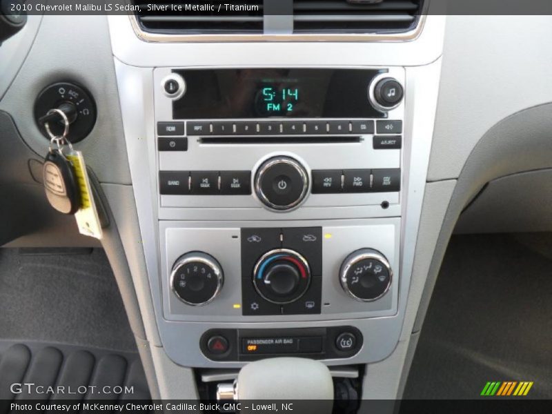 Silver Ice Metallic / Titanium 2010 Chevrolet Malibu LS Sedan