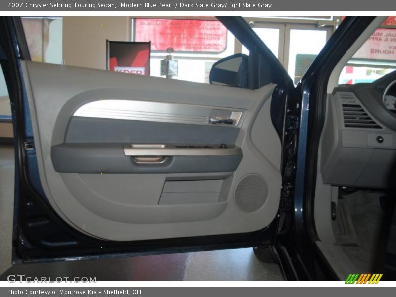 Modern Blue Pearl / Dark Slate Gray/Light Slate Gray 2007 Chrysler Sebring Touring Sedan