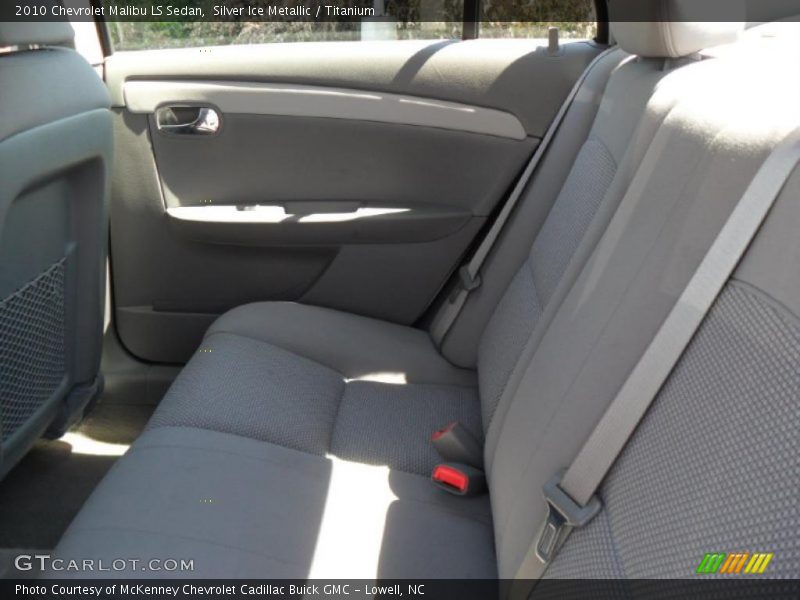 Silver Ice Metallic / Titanium 2010 Chevrolet Malibu LS Sedan