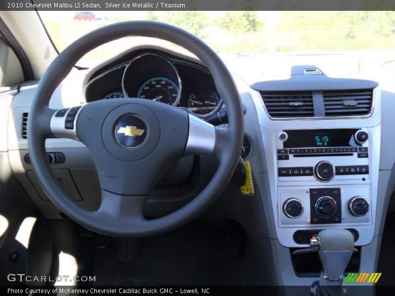 Silver Ice Metallic / Titanium 2010 Chevrolet Malibu LS Sedan