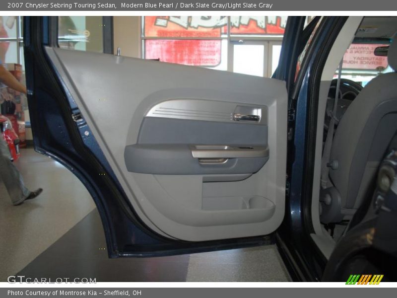 Modern Blue Pearl / Dark Slate Gray/Light Slate Gray 2007 Chrysler Sebring Touring Sedan