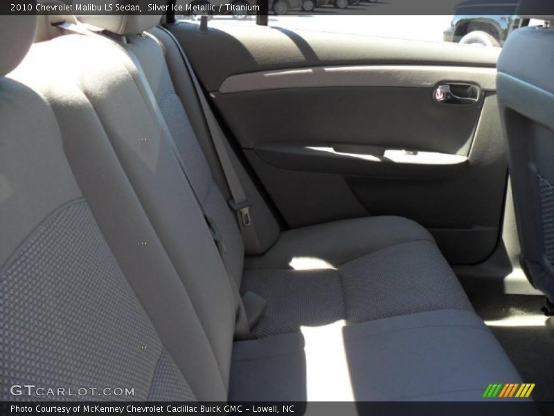 Silver Ice Metallic / Titanium 2010 Chevrolet Malibu LS Sedan