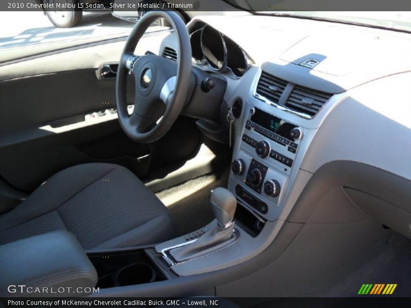 Silver Ice Metallic / Titanium 2010 Chevrolet Malibu LS Sedan