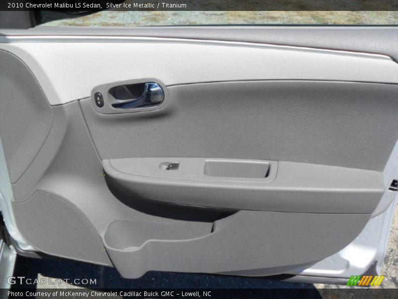 Silver Ice Metallic / Titanium 2010 Chevrolet Malibu LS Sedan
