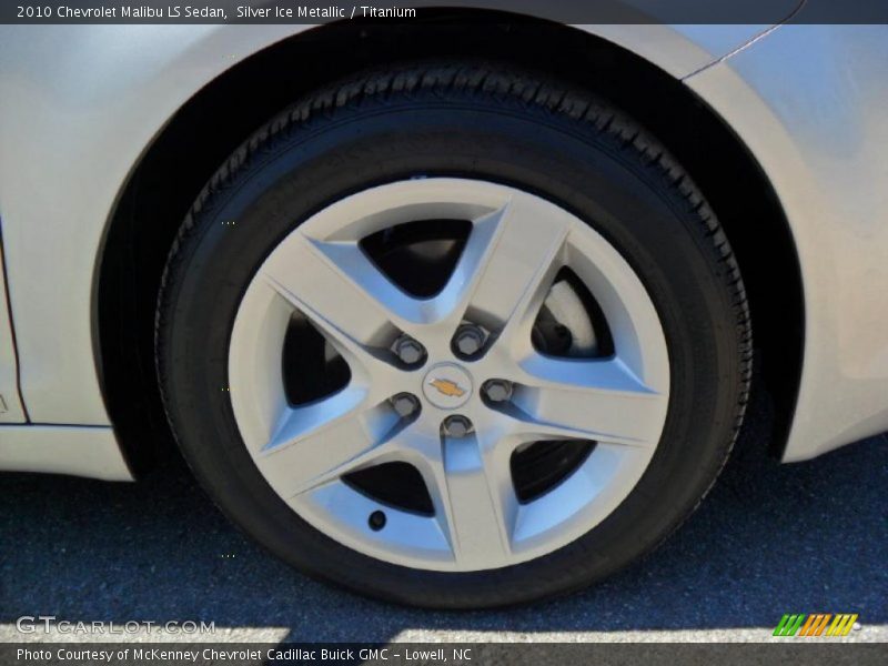 Silver Ice Metallic / Titanium 2010 Chevrolet Malibu LS Sedan