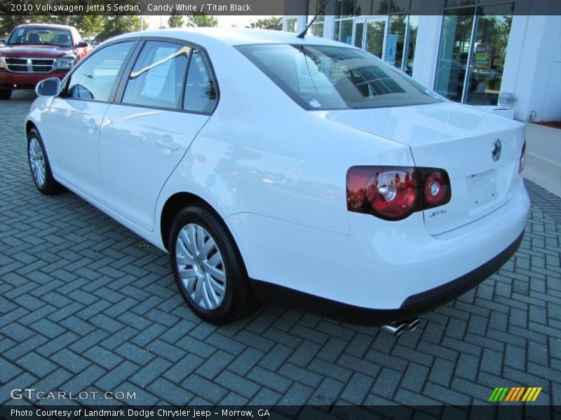 Candy White / Titan Black 2010 Volkswagen Jetta S Sedan