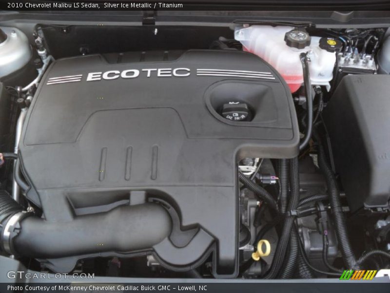 Silver Ice Metallic / Titanium 2010 Chevrolet Malibu LS Sedan
