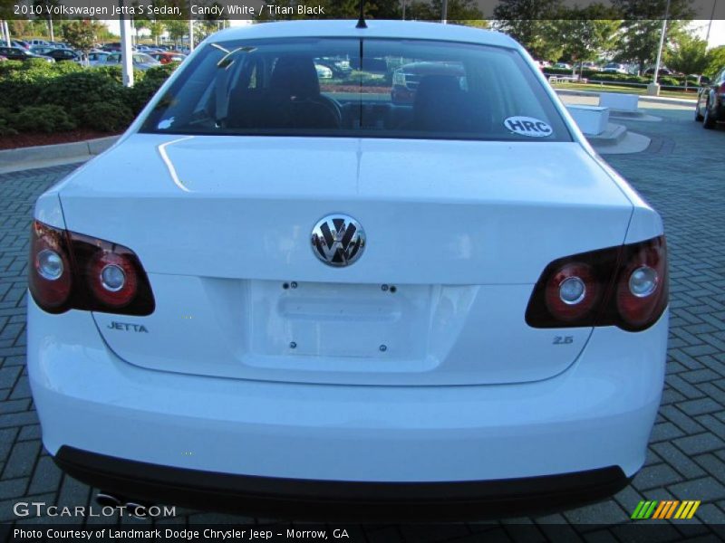 Candy White / Titan Black 2010 Volkswagen Jetta S Sedan