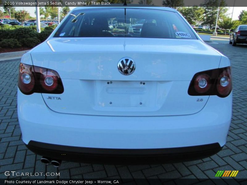 Candy White / Titan Black 2010 Volkswagen Jetta S Sedan