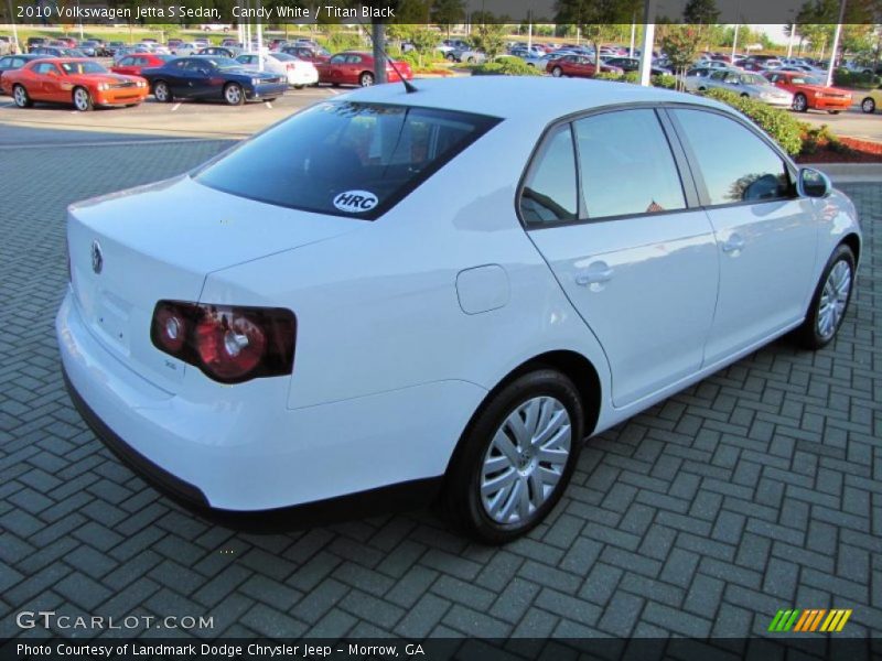 Candy White / Titan Black 2010 Volkswagen Jetta S Sedan