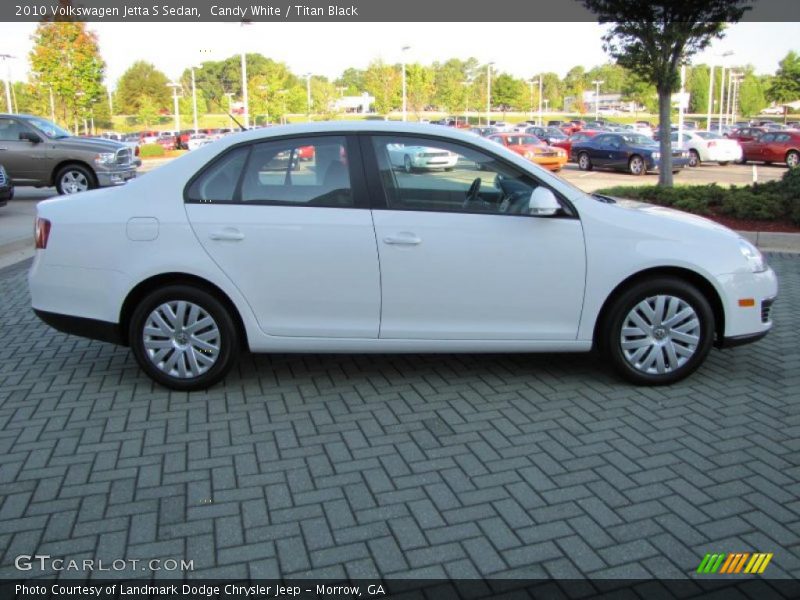Candy White / Titan Black 2010 Volkswagen Jetta S Sedan