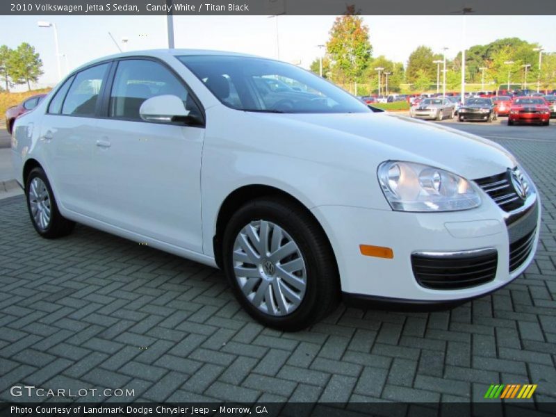 Candy White / Titan Black 2010 Volkswagen Jetta S Sedan