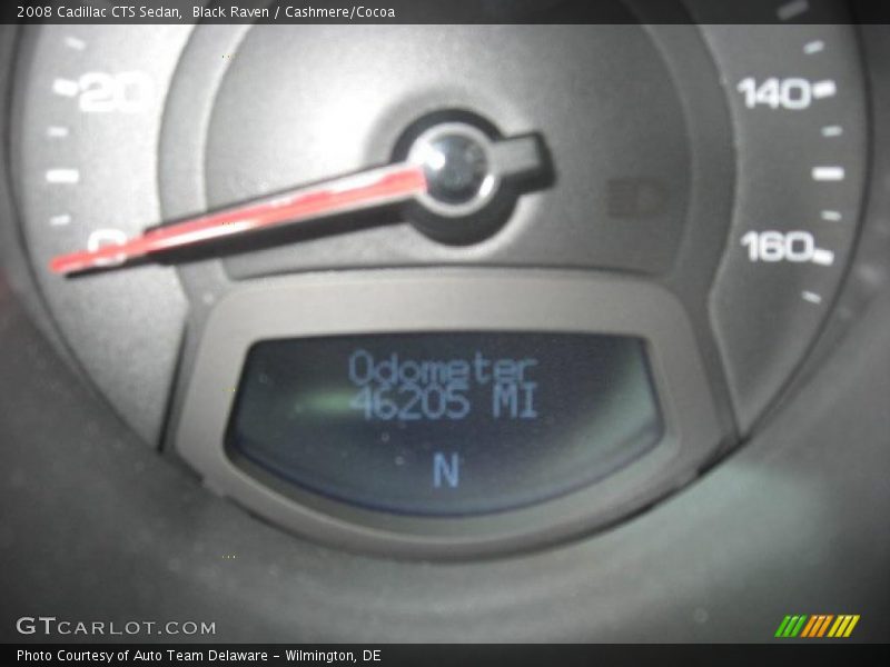 Black Raven / Cashmere/Cocoa 2008 Cadillac CTS Sedan