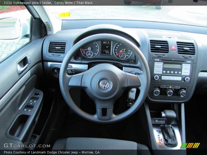 Candy White / Titan Black 2010 Volkswagen Jetta S Sedan