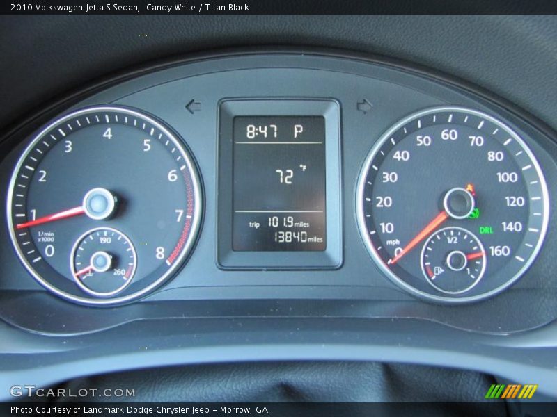Candy White / Titan Black 2010 Volkswagen Jetta S Sedan
