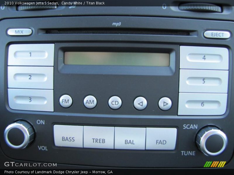 Candy White / Titan Black 2010 Volkswagen Jetta S Sedan