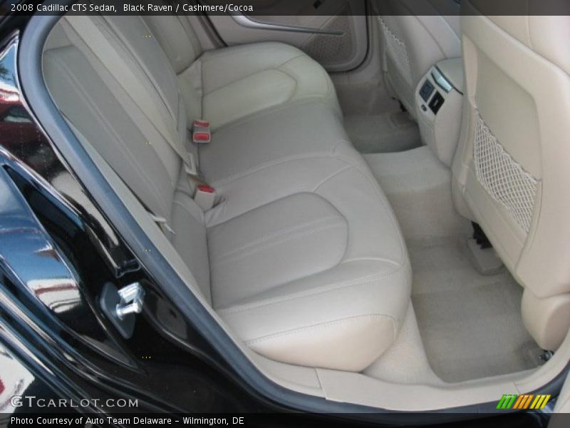 Black Raven / Cashmere/Cocoa 2008 Cadillac CTS Sedan