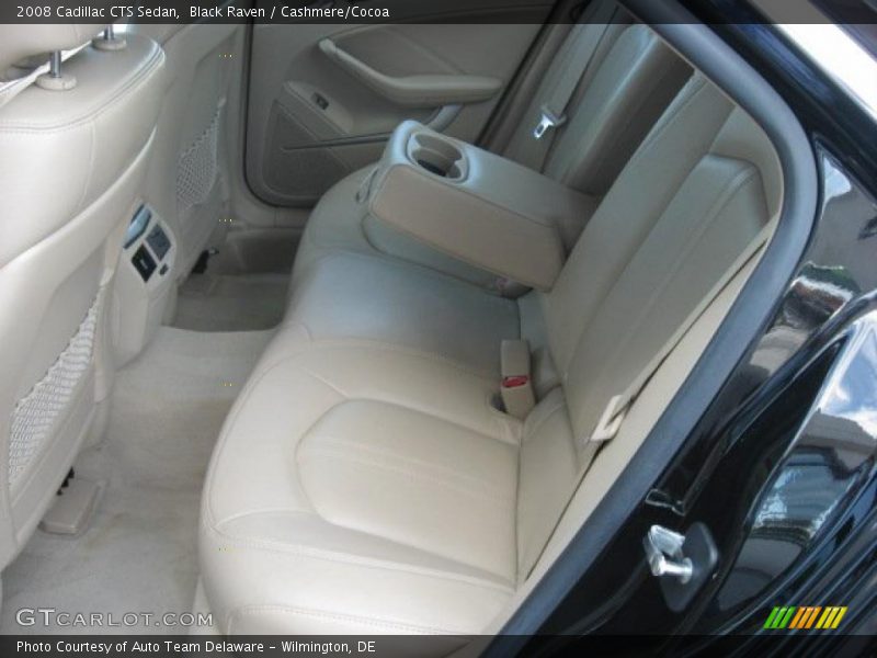 Black Raven / Cashmere/Cocoa 2008 Cadillac CTS Sedan