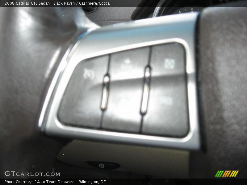 Black Raven / Cashmere/Cocoa 2008 Cadillac CTS Sedan