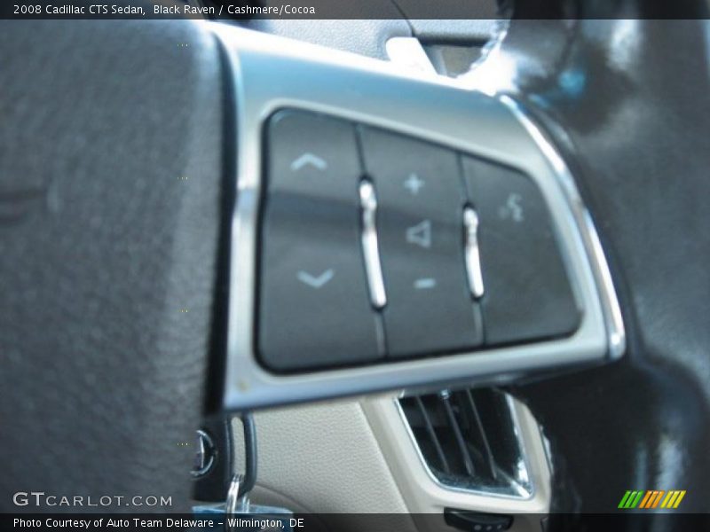 Black Raven / Cashmere/Cocoa 2008 Cadillac CTS Sedan