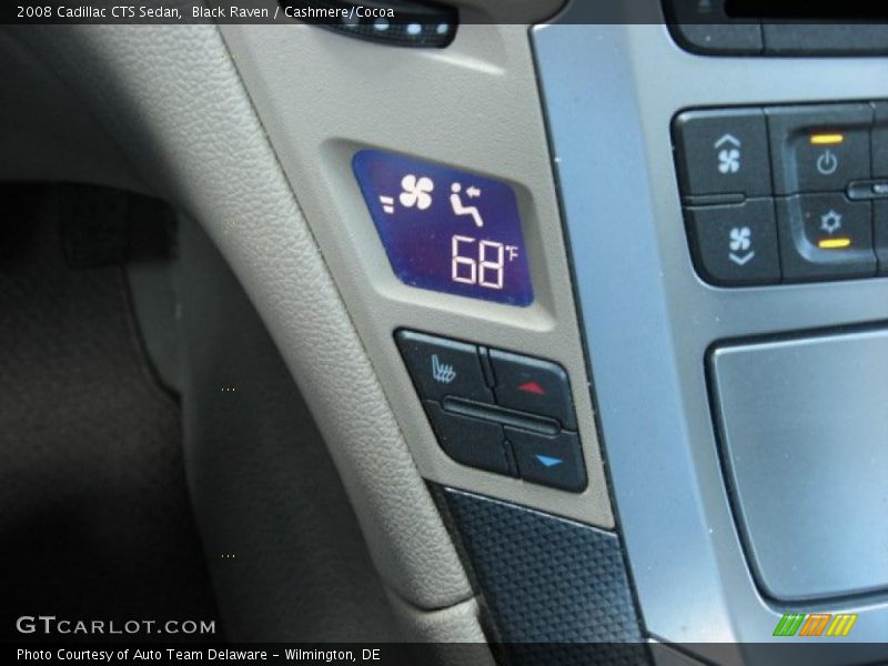 Black Raven / Cashmere/Cocoa 2008 Cadillac CTS Sedan