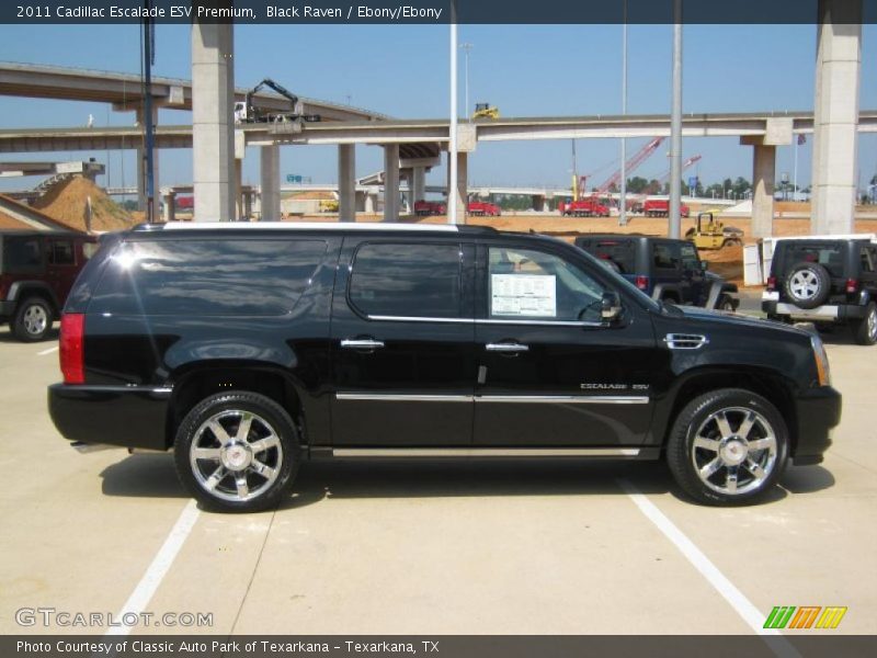 Black Raven / Ebony/Ebony 2011 Cadillac Escalade ESV Premium