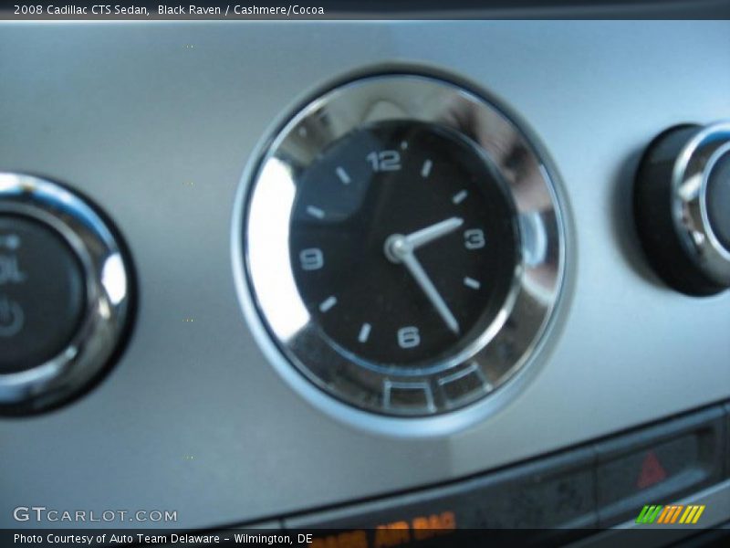 Black Raven / Cashmere/Cocoa 2008 Cadillac CTS Sedan